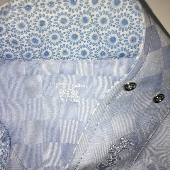 Cool-Max Light Blue Blouse - Picture 3 of 3